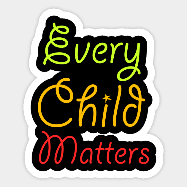 Every Child Matters Sticker by richercollections